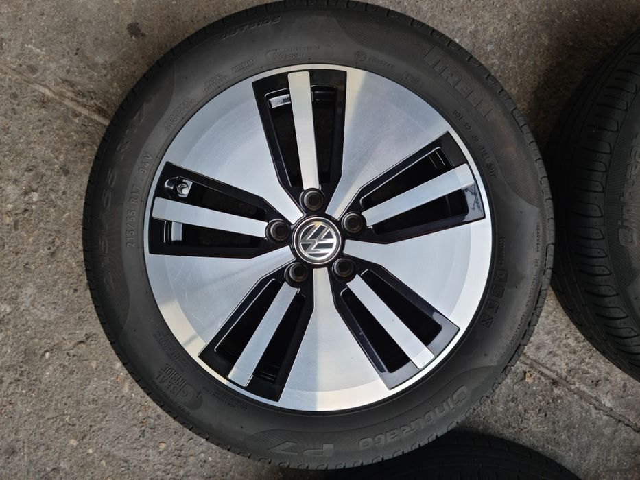 Jante bicolore Vw Passaat GTE/Touran/Caddy/Golf/Tiguan,17",Skoda,Audi