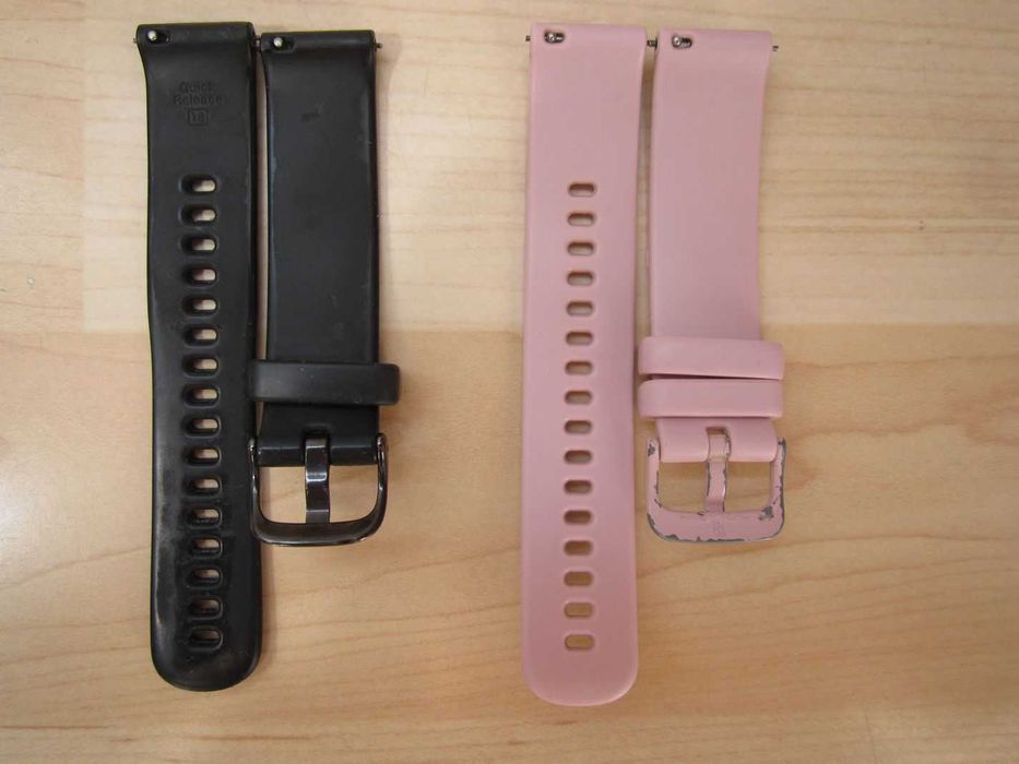Силиконови каишки 18mm - черна, розова (Garmin)