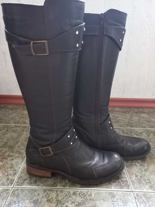 Дамски ботуши - естествена кожа - № 39