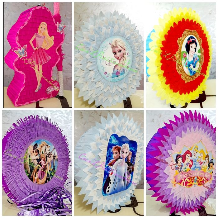 Piñata Anul Nou, Ceas,Minion,Crăciun,PrințesaSofia,Barbie,HappyBDay