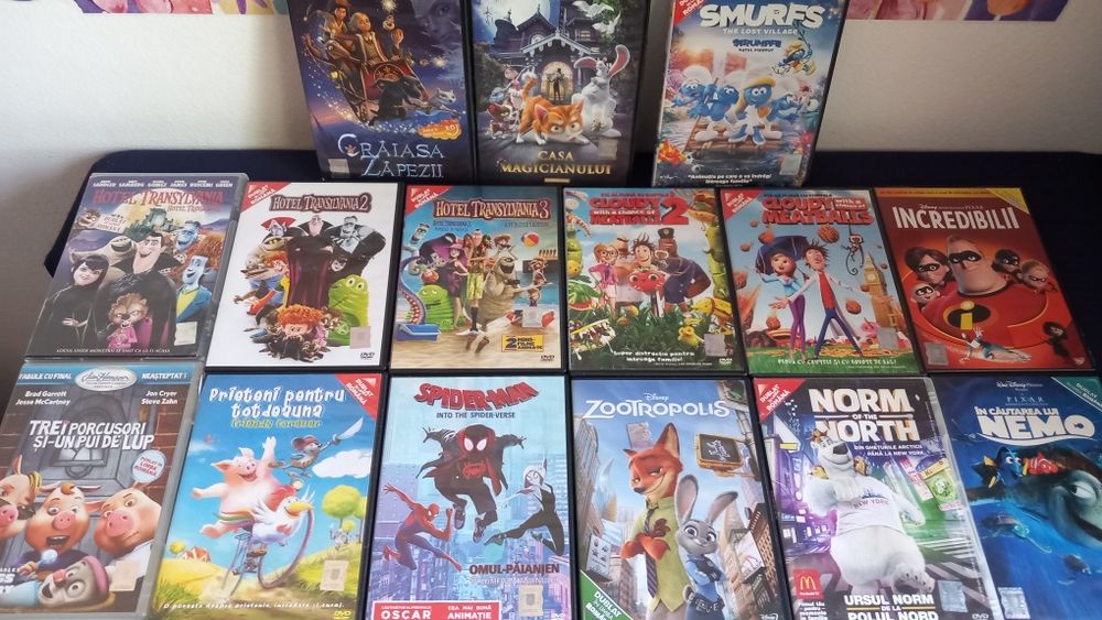 15 DVD -uti desene animate