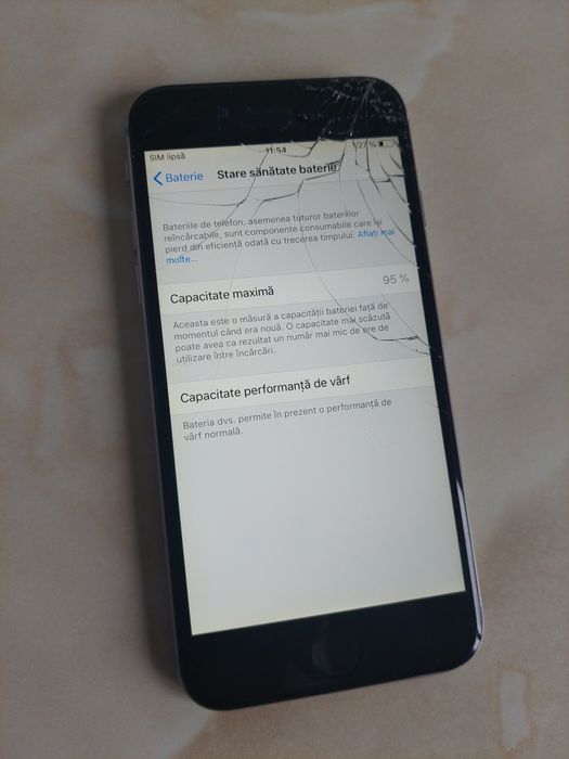 [6] Vând Apple iPhone 6 [spart] [cu bypass făcut] //poze reale