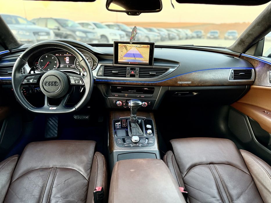 • Audi A7 2012 3.0 Quattro 300 cp / S-line / Evacuare inox cu clapetă / Parc Auto • RATE • Garanție •