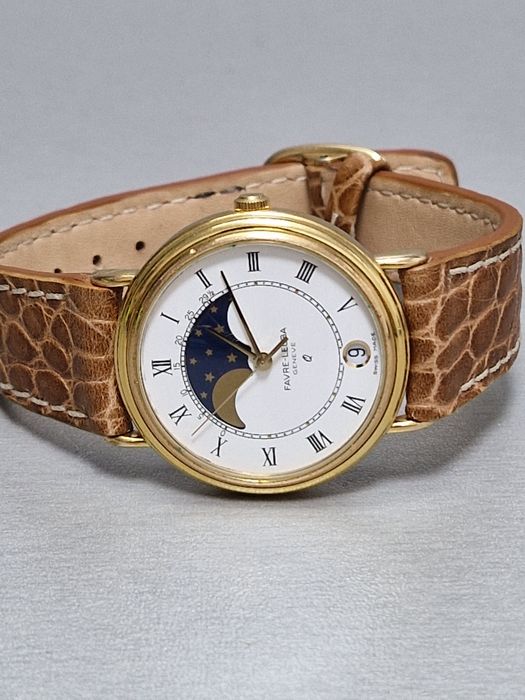 Favre Leuba Mondphasenquarz