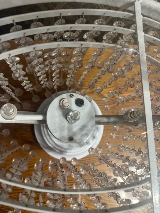 Металлический лебедь с подсветкой!