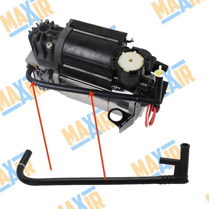 Въздушна линия между дехидратора и буталния блок