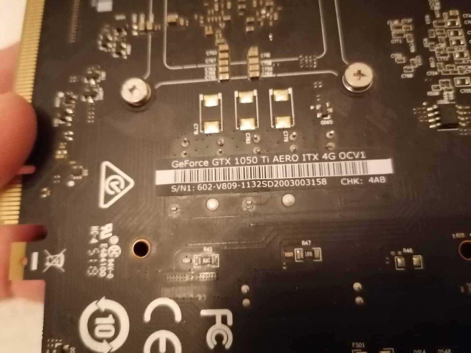 Folosita GTX 1050 Ti AERO ITX OCV1 4GB GDDR5 fara alimentare pcie