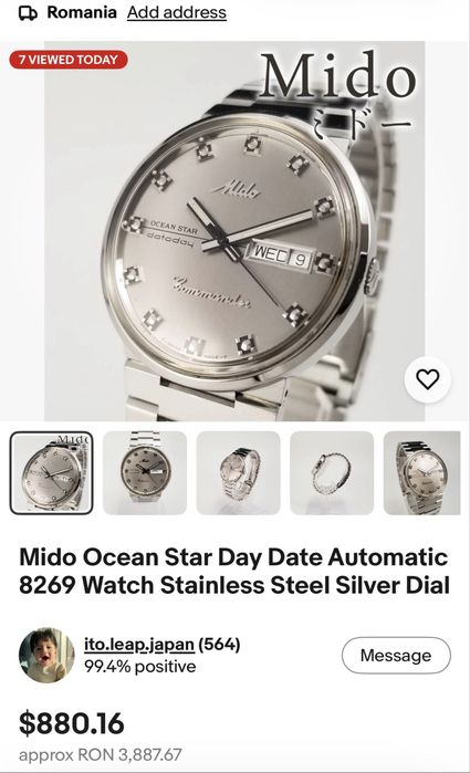 Mido Commander Ocean Star DataDay Diamante