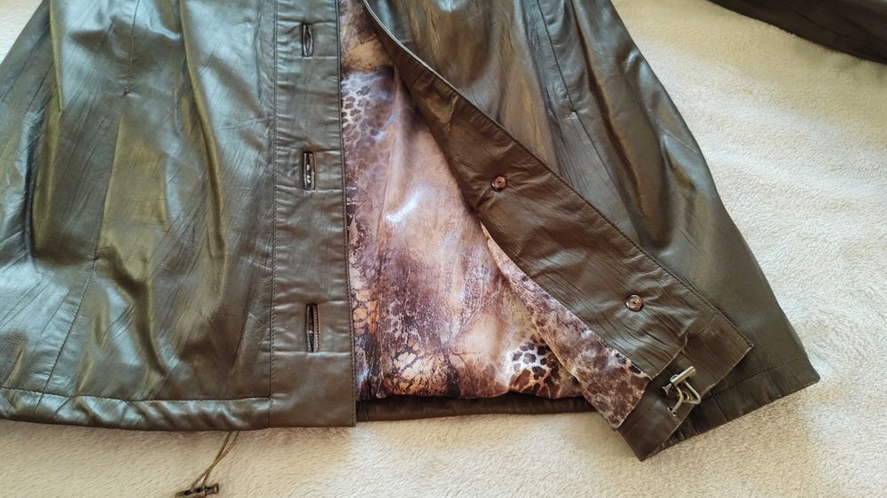 пролетно есенно кожено палто