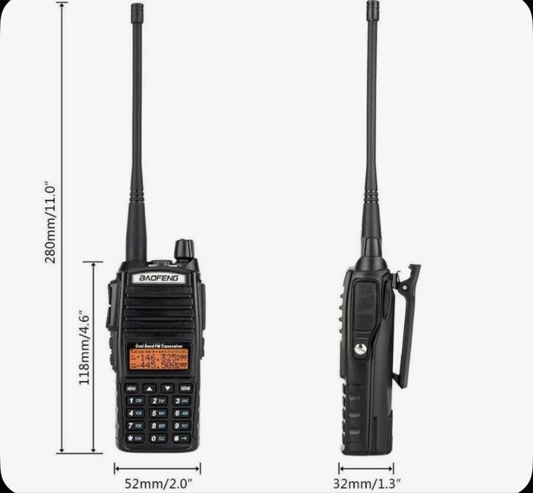 Комплект из 2 раций Baofeng UV-82