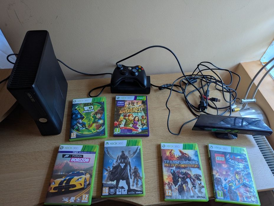 Xbox 360 kinect plus jocuri