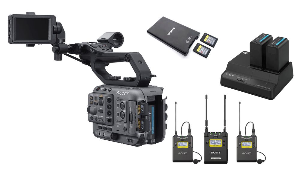 Kit Sony FX6 Full-Frame Cinema Camera ILME-FX6 (Body)
