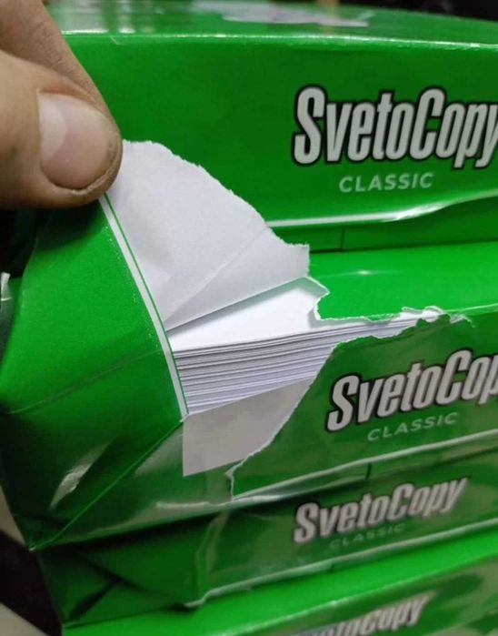 Продам белую офисную бумагу svetocopy формата А4