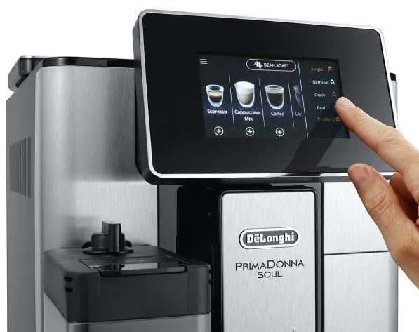 Кофемашина DeLonghi ECAM610.55SB PrimaDonna SOUL бонус DeLonghi стакан