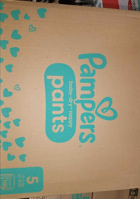 Mесечни Pampers гащи Бейби драй Baby dry 5/6/7 от Англия