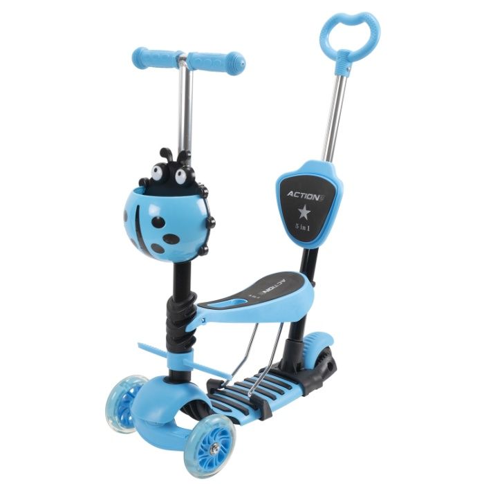 Trotineta 5 in 1. Roti luminoase. Diverse culori. Produse noi!