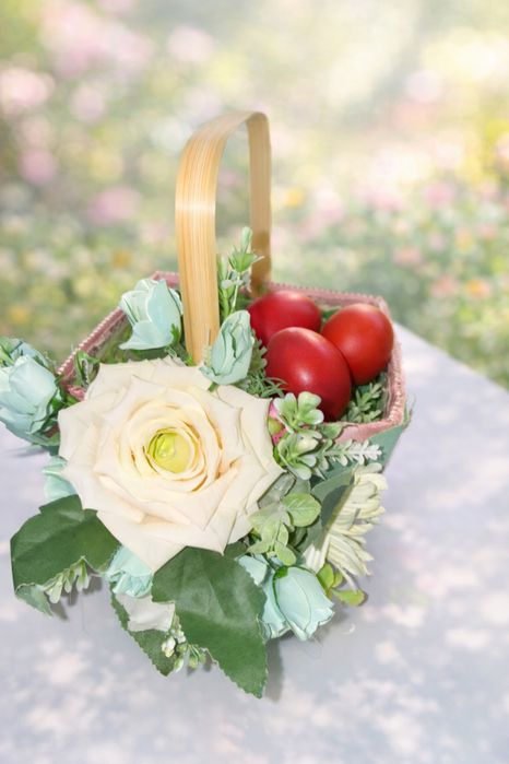 Coș pentru ouăle de Paște