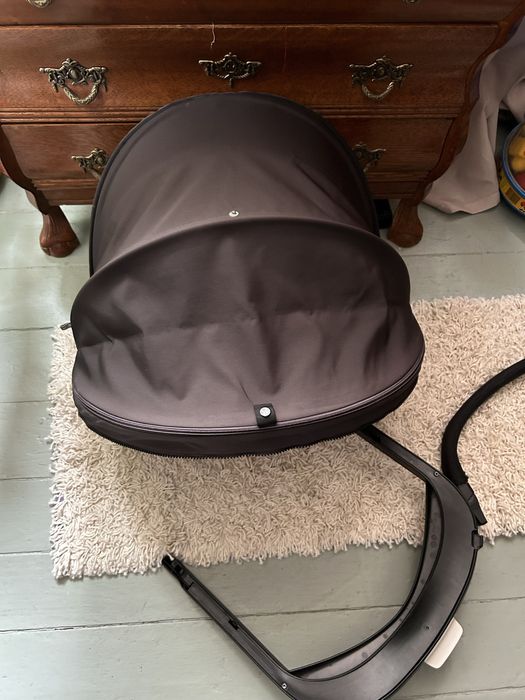 Детска количка Stokke Xplory X + кош за новородено Black