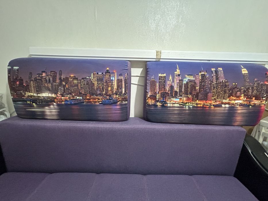 Диван цвет фиолетовый