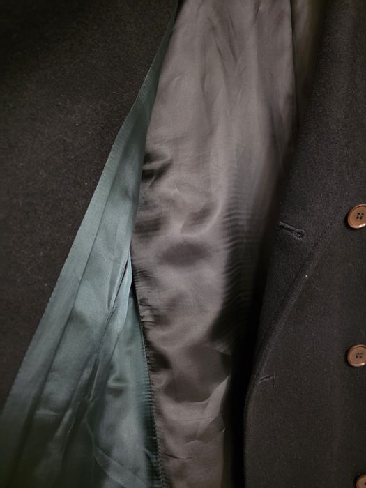 Стилно мъжко палто от вълна и кашмир