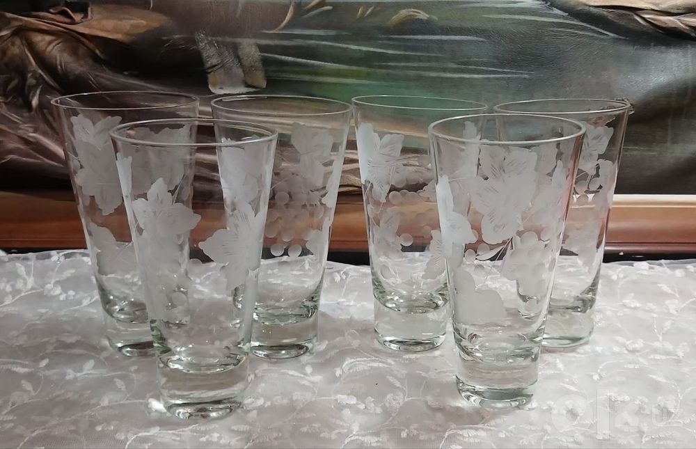 Стаканы бокалы очень красивые и редкие