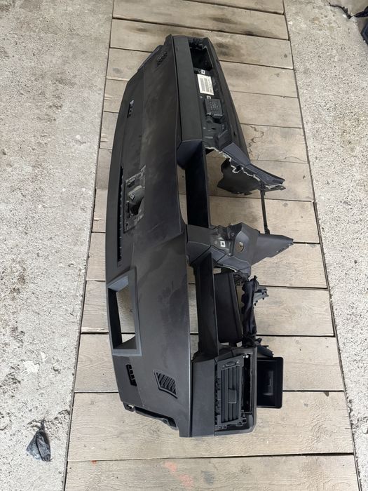 Plansa bord start stop Bmw E60/E61 seria 5 suporti pahare head up