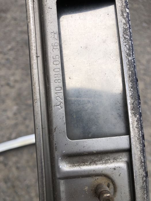 Молдинг бампера на w210 мерседес