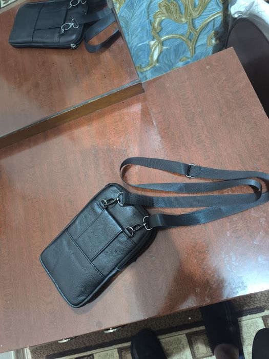 Барсетка кожанный