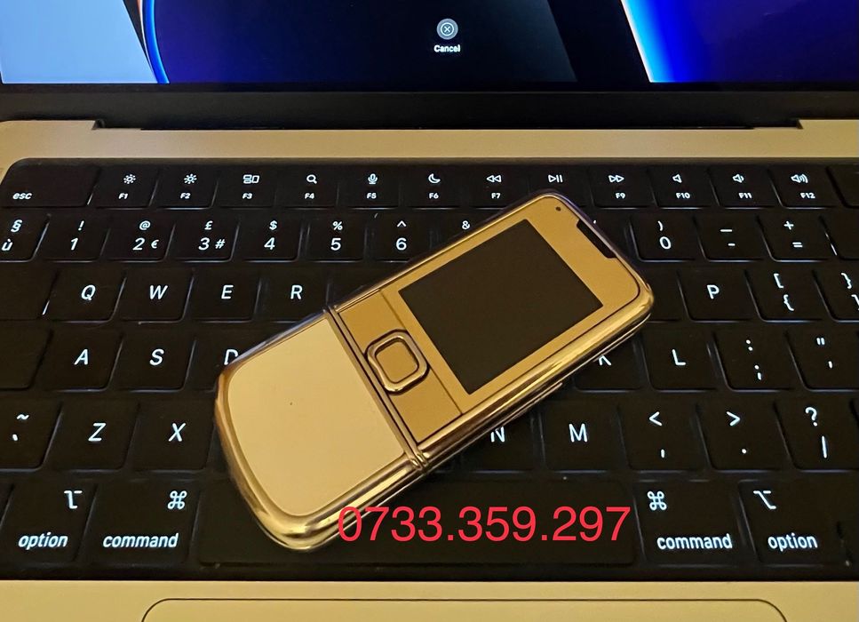 Telefon Nokia 8800 ARTE Gold de colectie RARITATE ! 8600luna