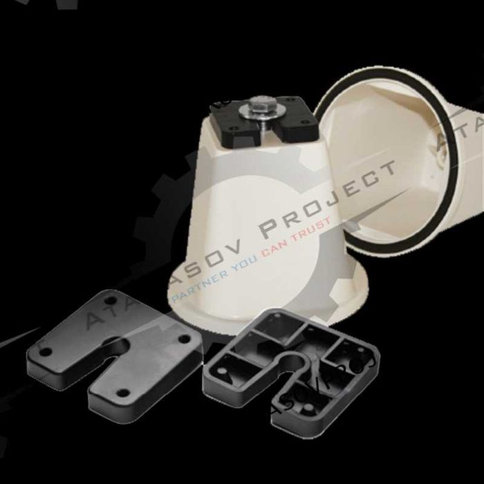 Подова стойка за климатици и термопомпи - конусовидна 105х95х55мм