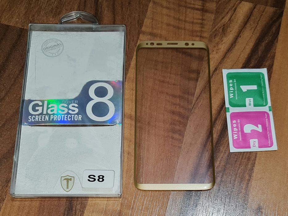 Folie sticla full cover originala SuperGlass Samsung Galaxy S8 G950