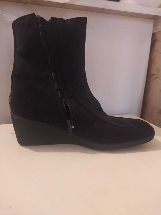 Сапоги женские,замшевые