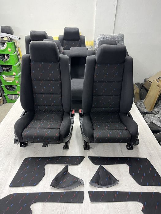 Салон от бмв е34 триколор амаретта