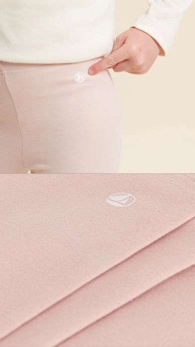 ЛЕГГИНСЫ ДЛЯ ДЕВОЧЕК Petit Bateau лосины розовые