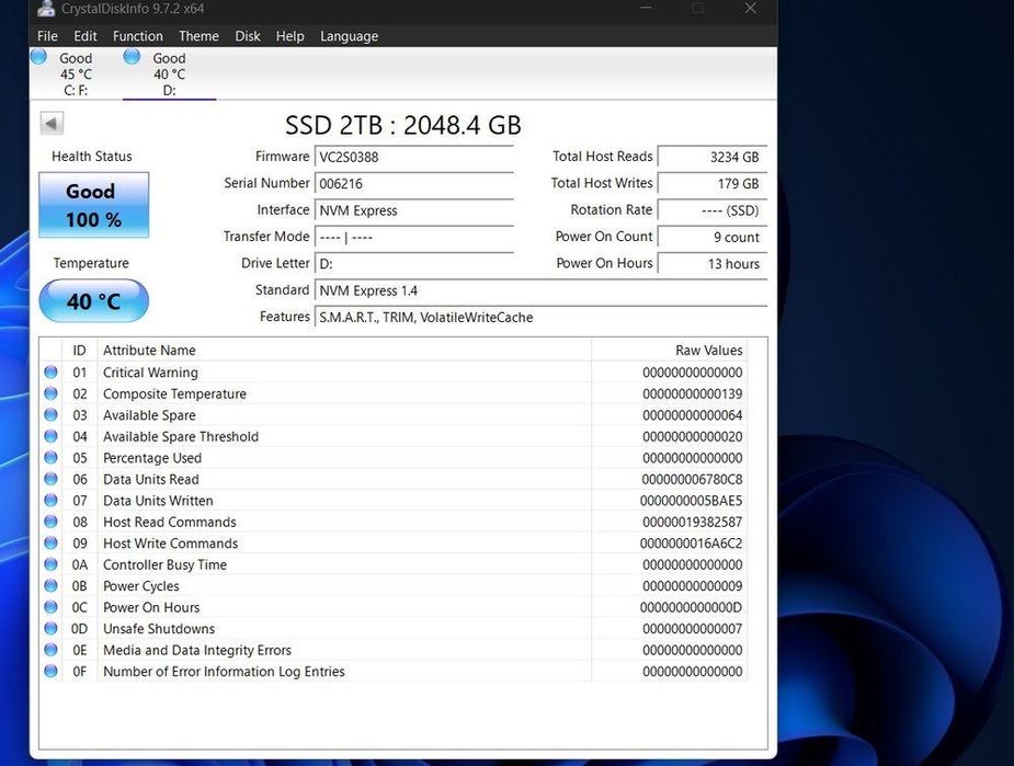 Solid stste drive 2tb