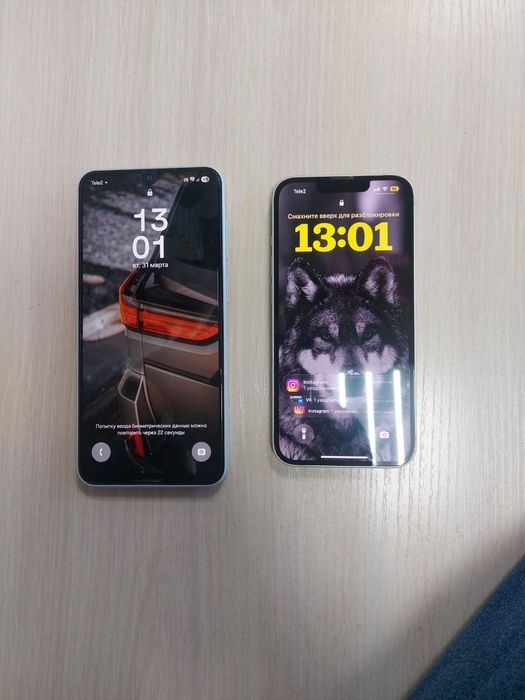 Продам либо обмен 2 тел iPhone 13+Samsung A26