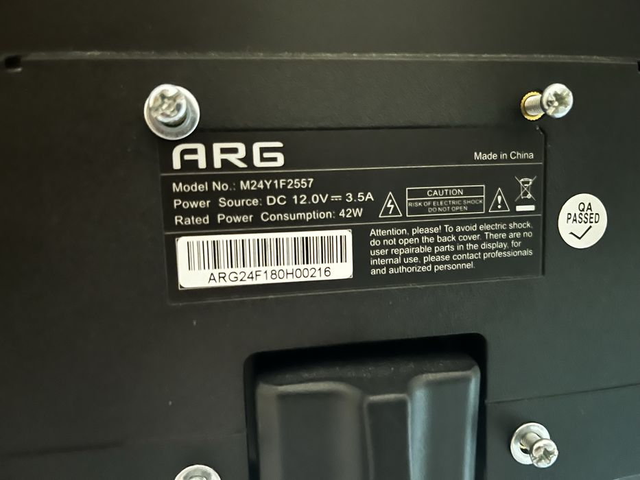 Монитор от ARG не исправный