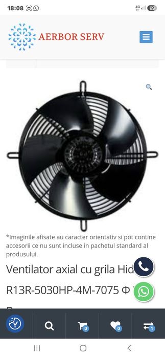 Vând ventilator axial