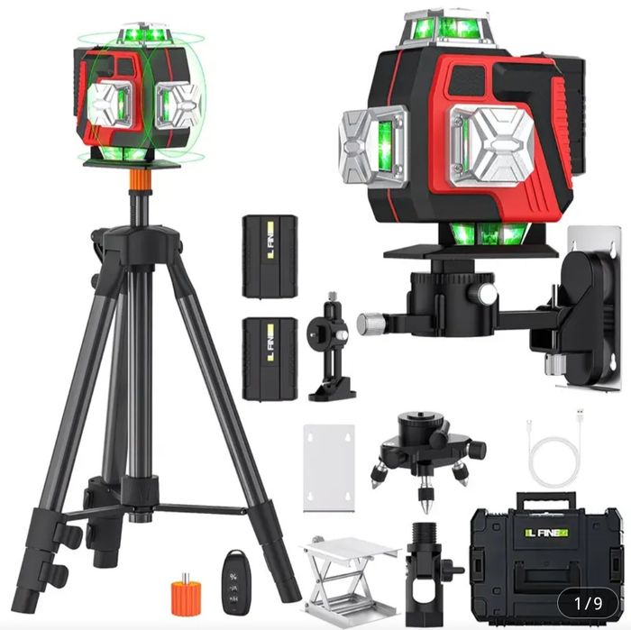 Laser Profesional 4D 16 linii tehnologice Green Laser