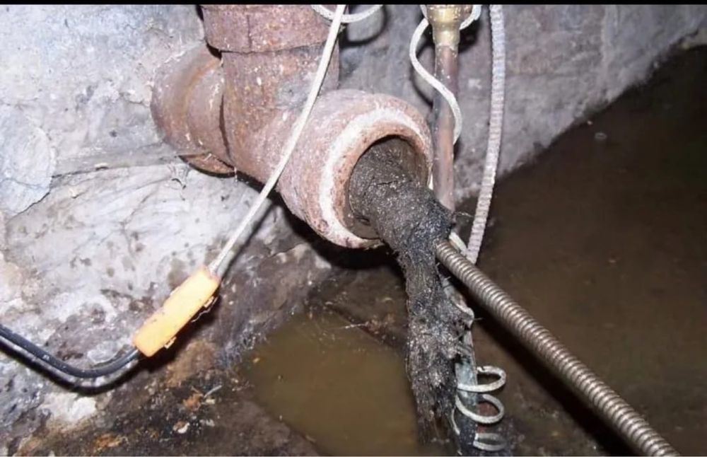 Чистка канализации.крот