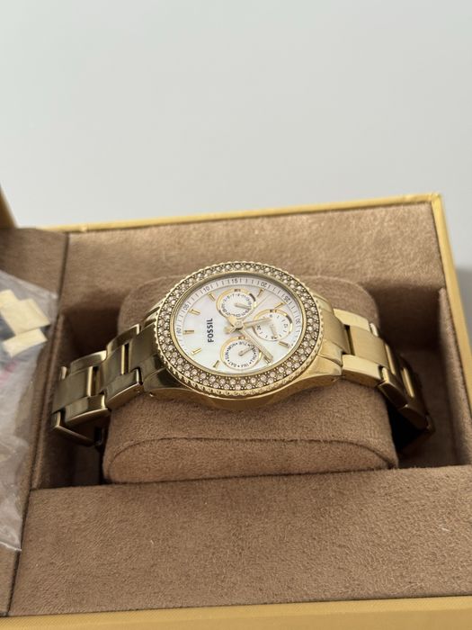 Ceas fossil dama cadran full zirconiu