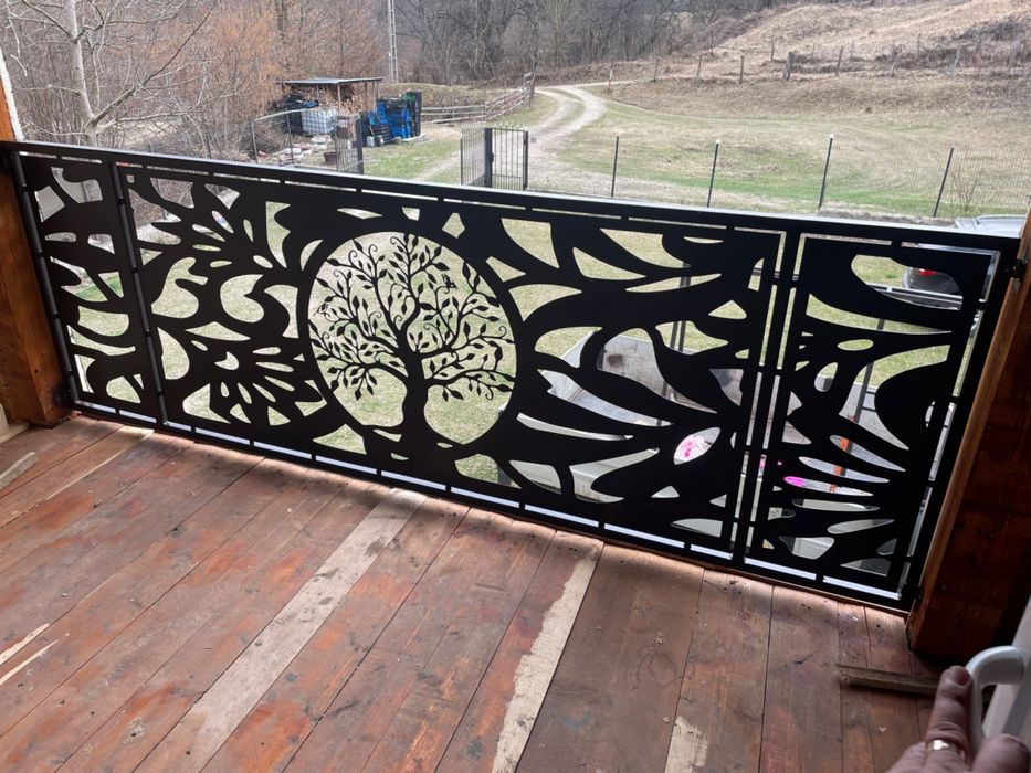 Balcon tabla CNC