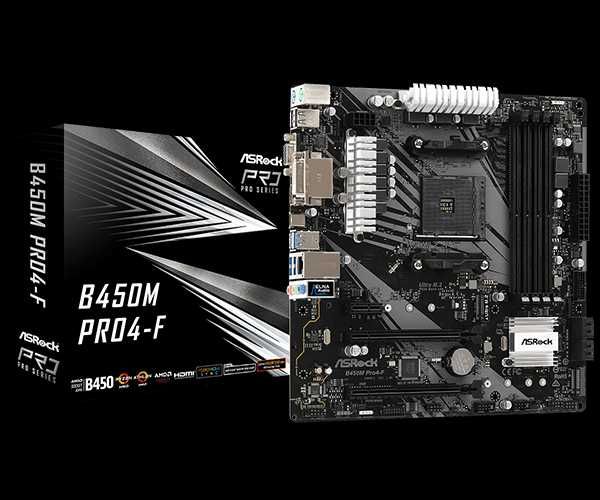 Asrock b450m pro4-f