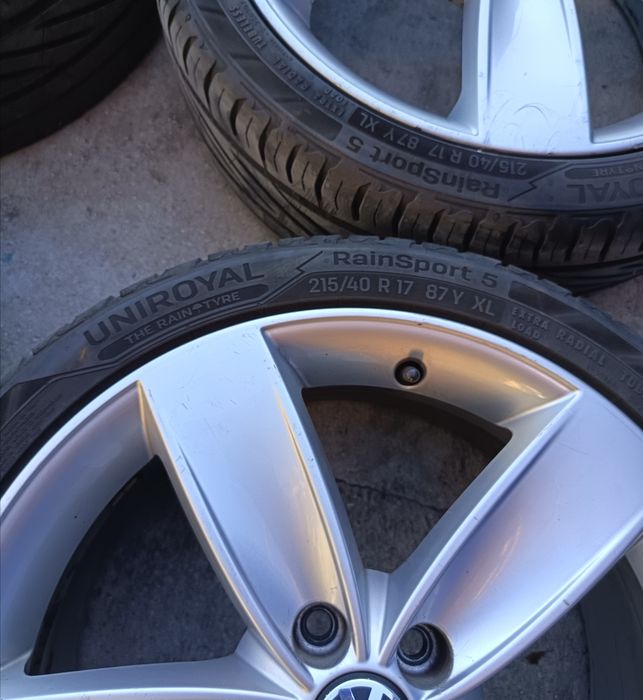 17ки джанти с гуми 5x100 VW