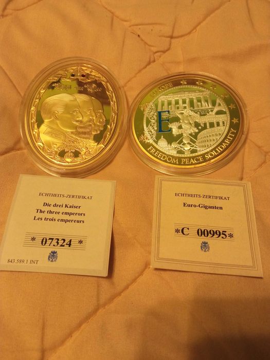 medalioane numismatice