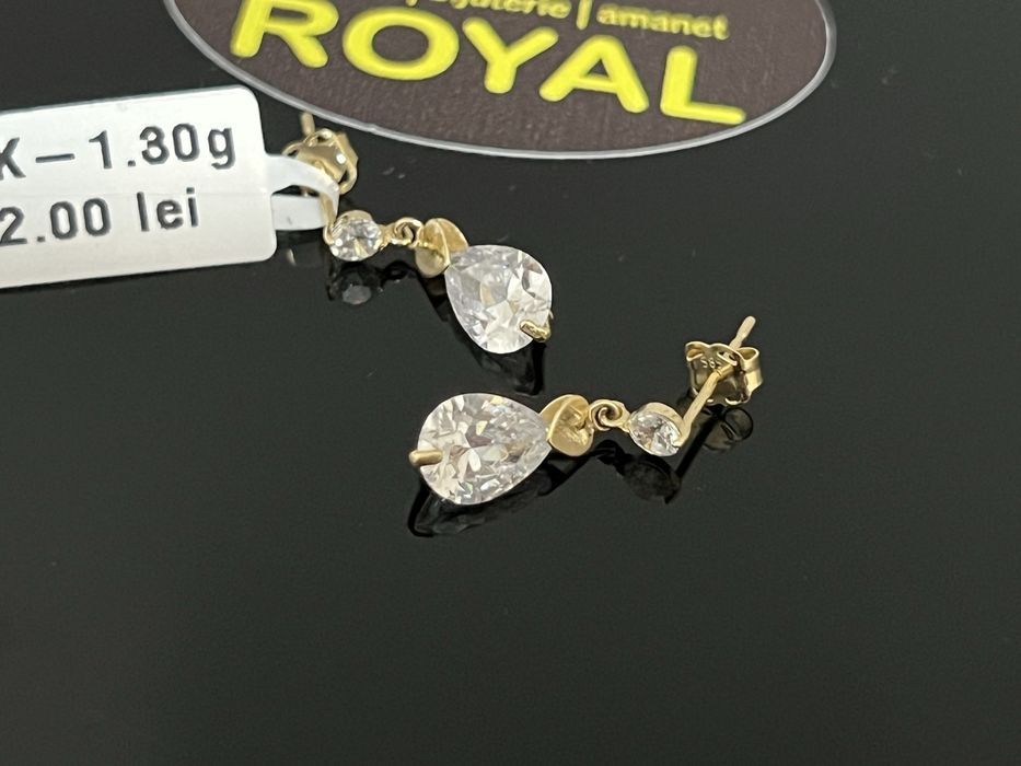Bijuteria Royal CB : Cercei aur 14K 1,30 grame
