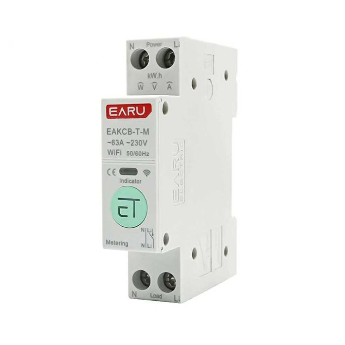 Contor electric siguranta releu protectie supratensiune wifi tuya