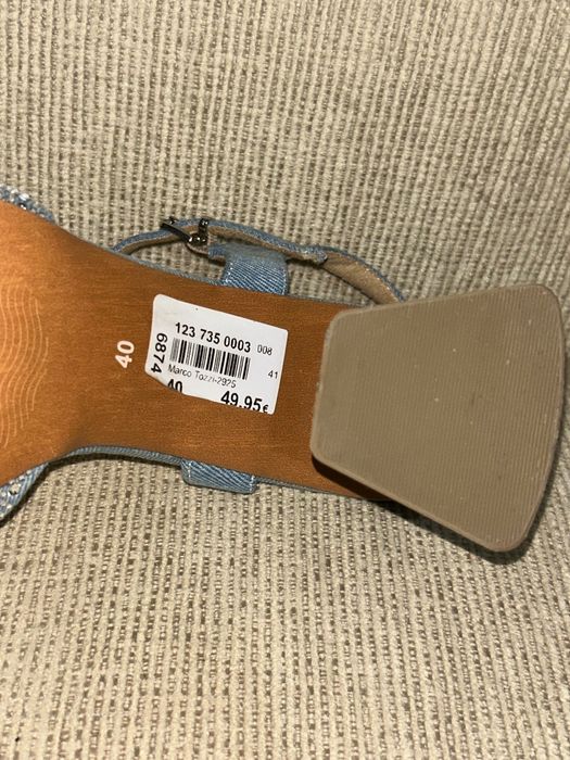 Сандалети на ток 9см. Номер 40