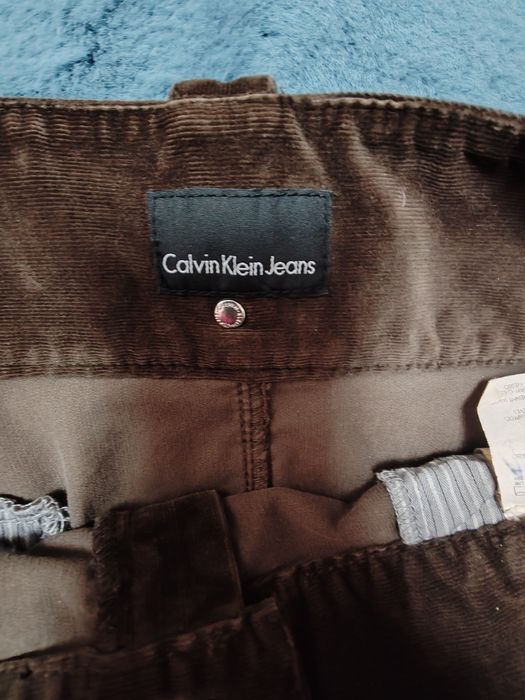 Fustă Calvin Klein Jeans catifea