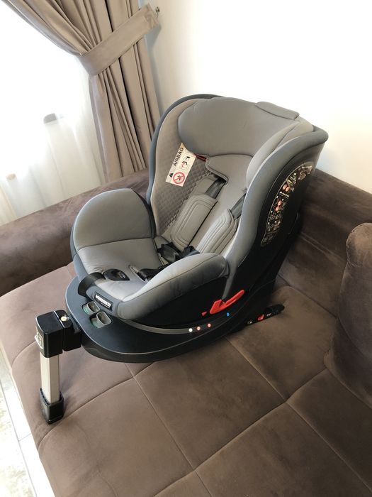 Scaun auto ISOFIX, rotativ 360, Wunderkid California, 0-36 kg, Negru